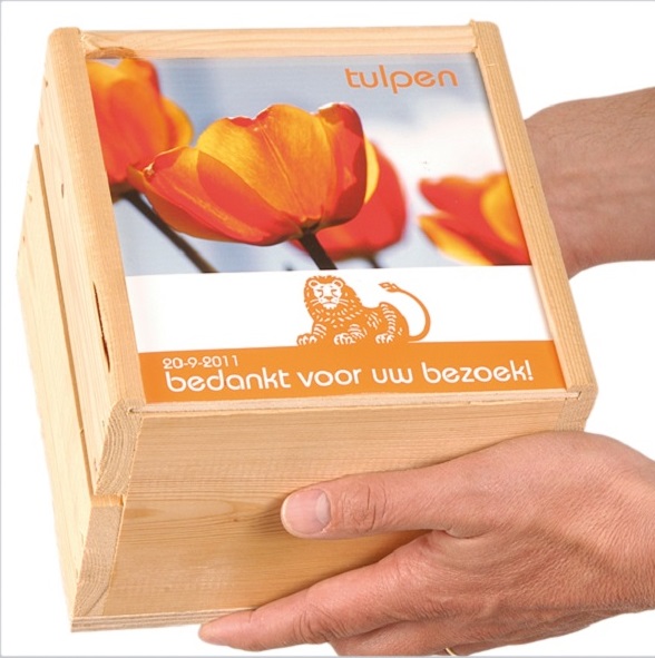 Box with flower bulbs | Eco gift